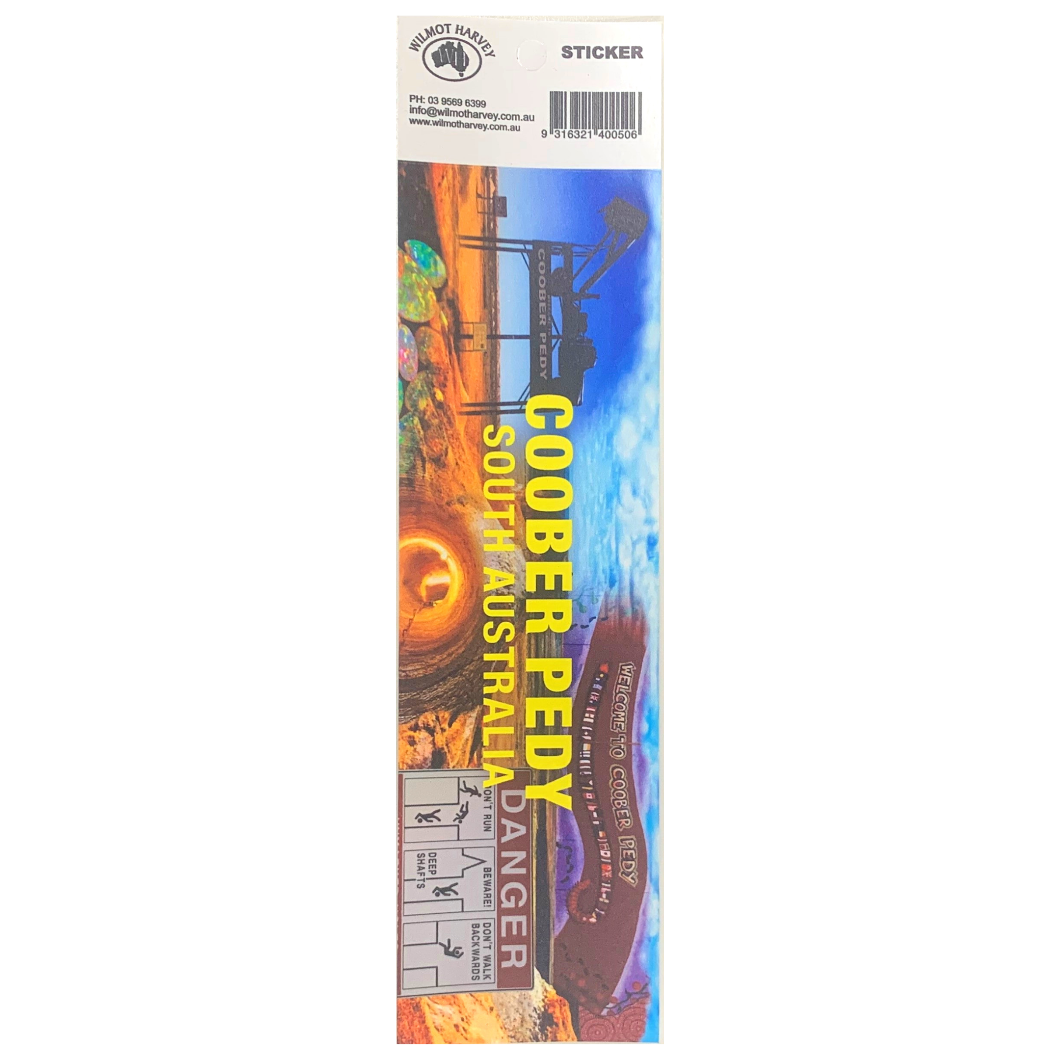 Sticker - Coober Pedy Montage Bumper - Wilmot Harvey
