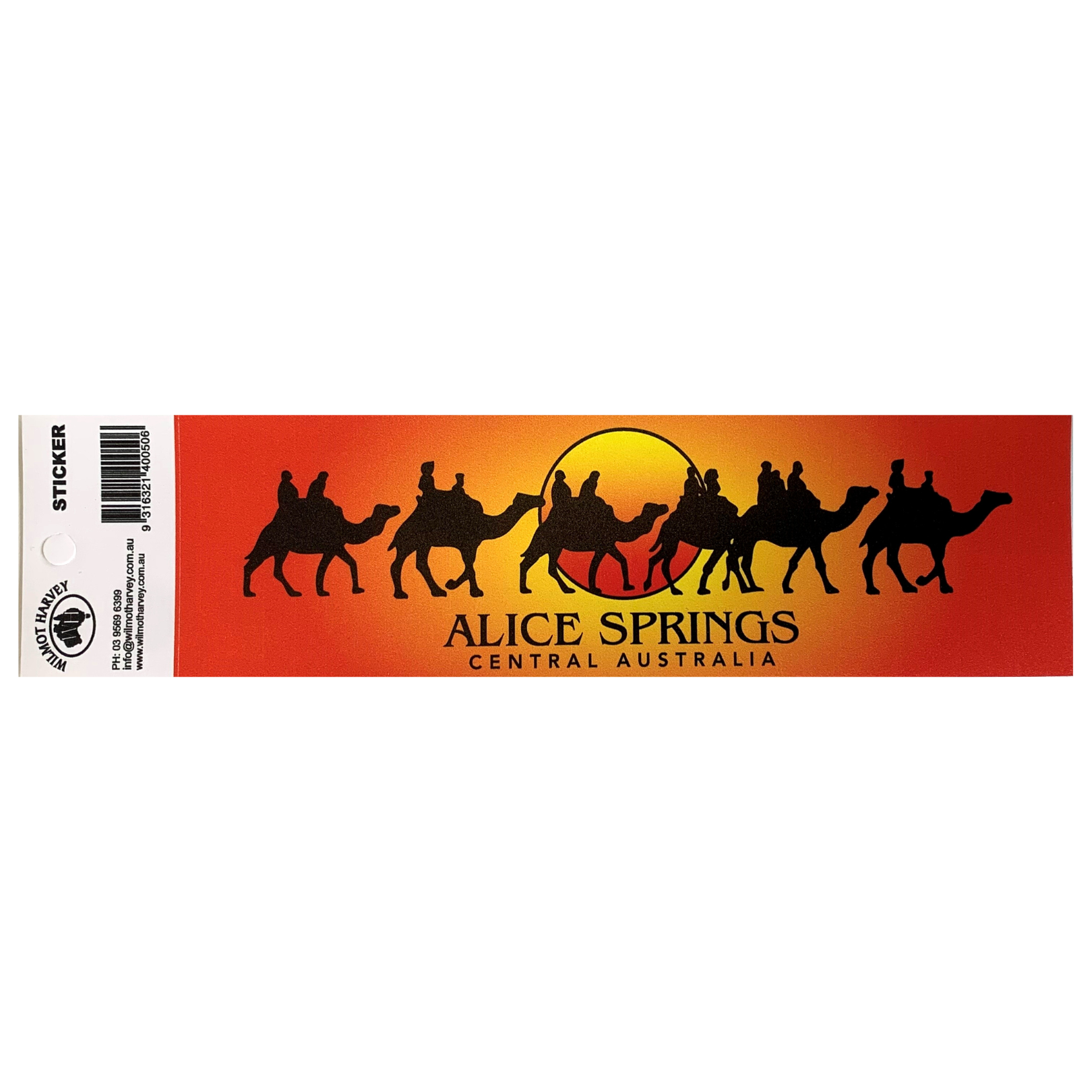 Sticker - Alice Springs 4 Camels Bumper