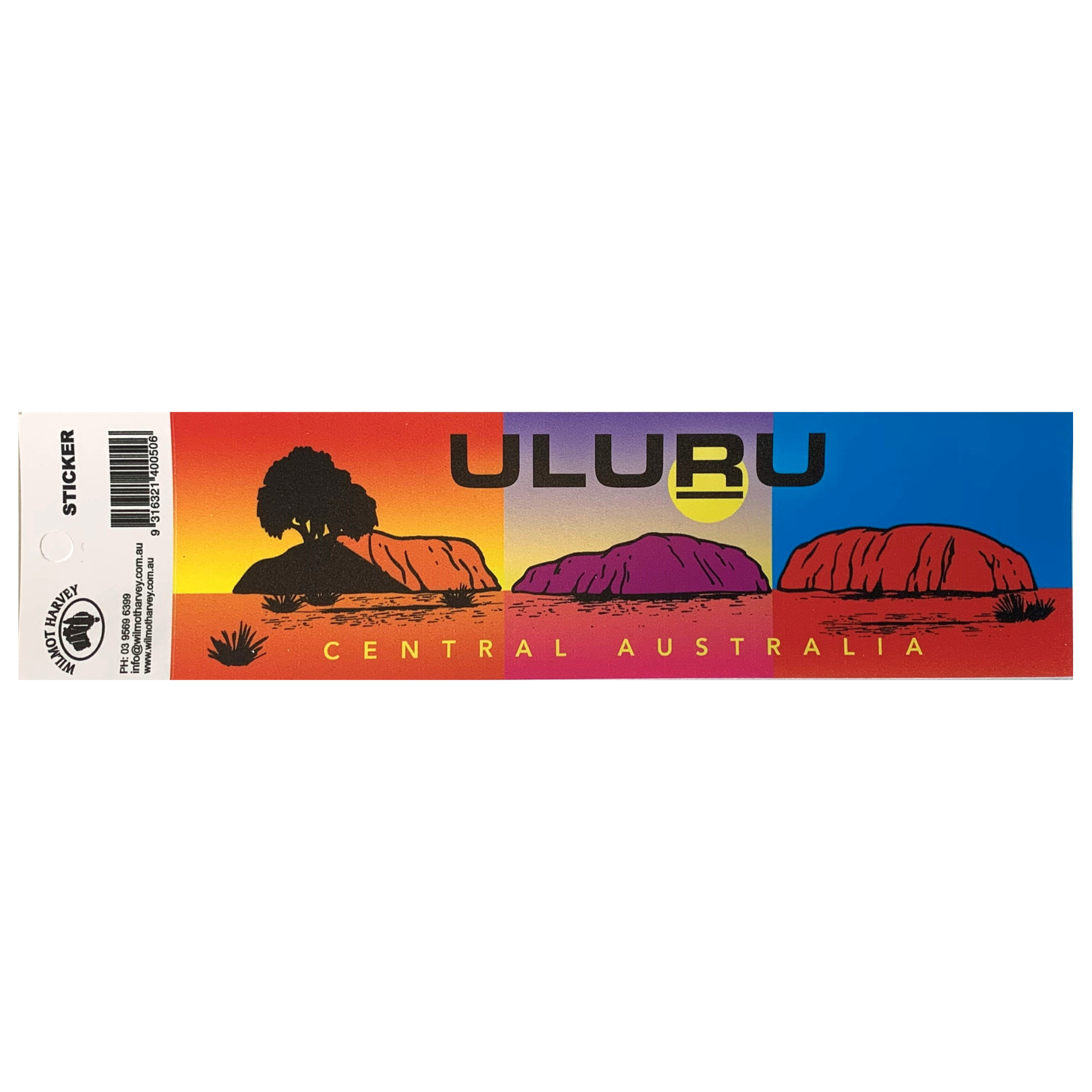 Sticker - Uluru 3 Scene Bumper