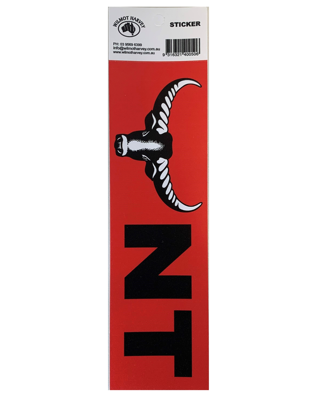 Sticker - NT Bull Red Bumper