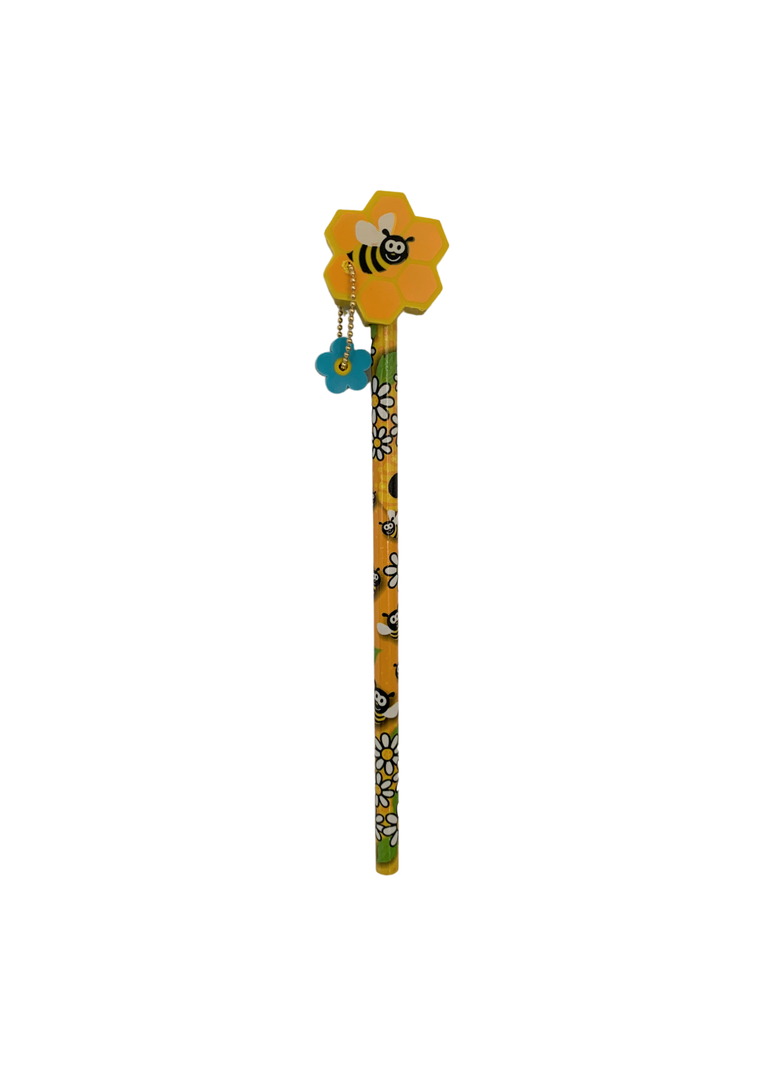 Pencil and Eraser - Bee/Flower - Wilmot Harvey