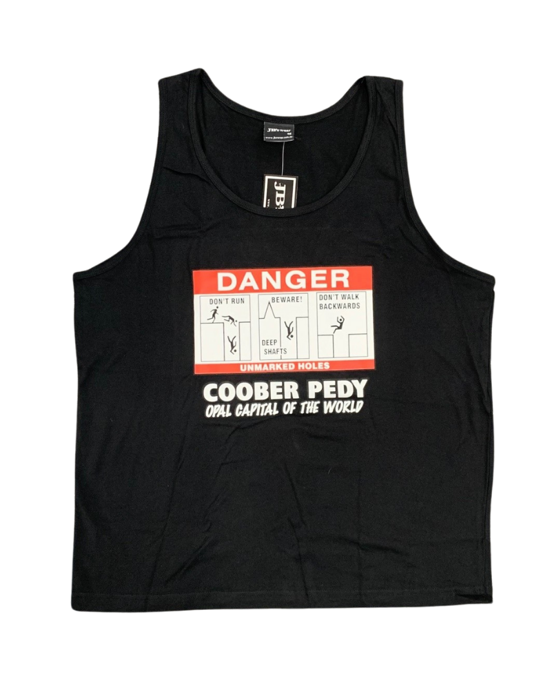 Coober Pedy Unmarked Holes Singlet