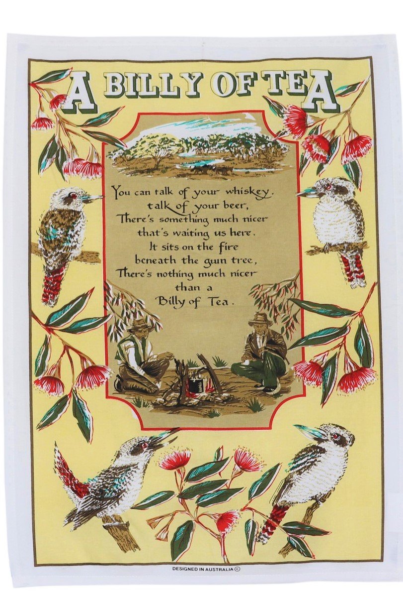Billy Tea Tea Towel - Wilmot Harvey Gifts & Souvenirs