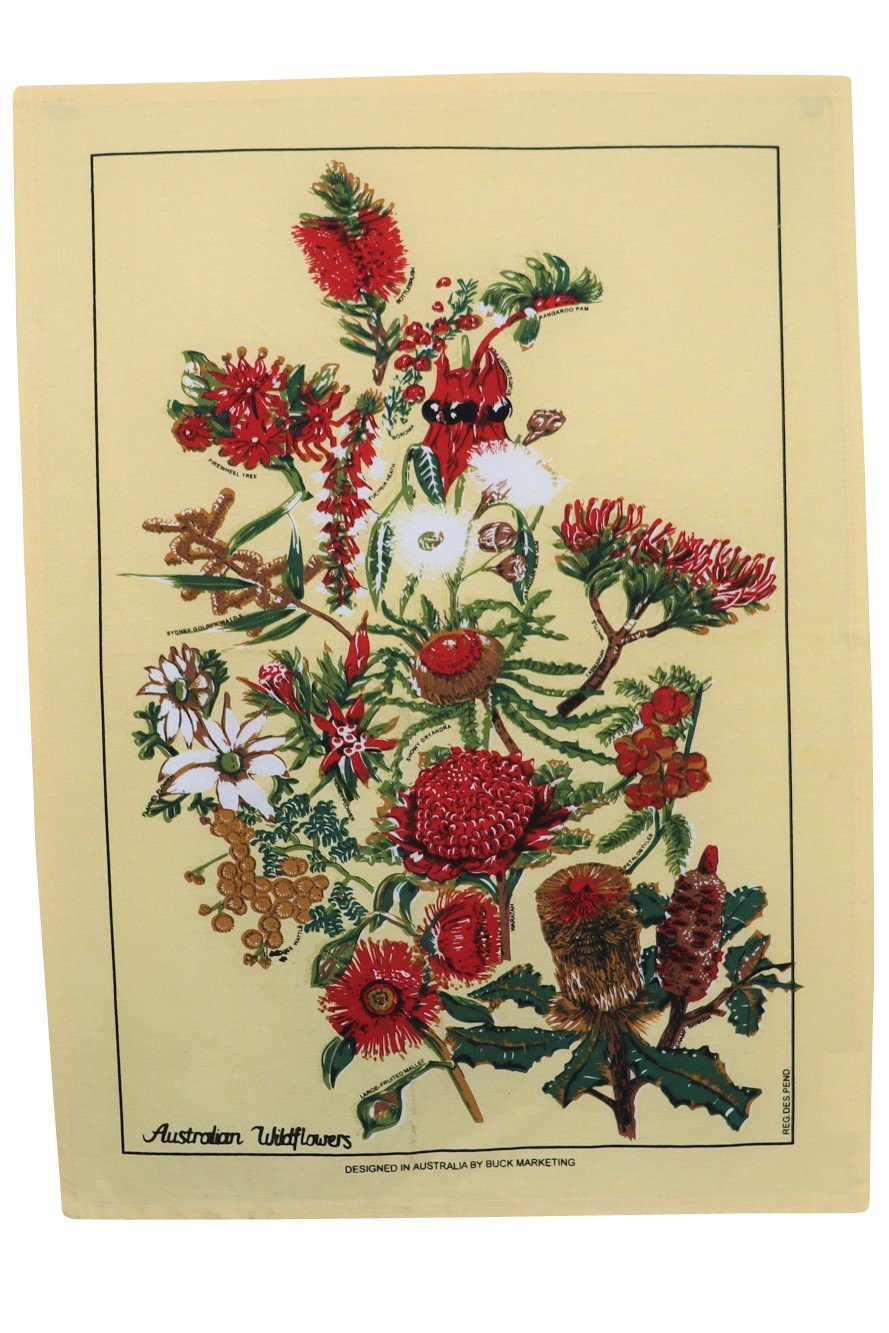 Wildflowers Tea Towel - Wilmot Harvey Gifts & Souvenirs