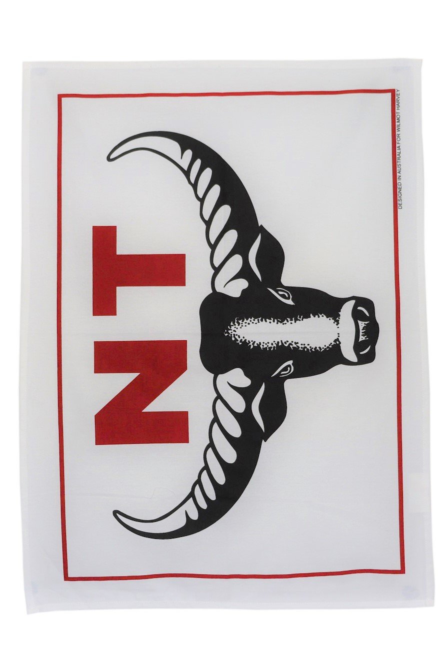 NT Bull Tea Towel - Wilmot Harvey Gifts & Souvenirs