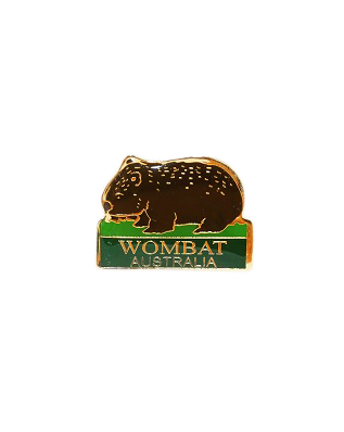 Wombat Hat Badge - Wilmot Harvey Gifts & Souvenirs