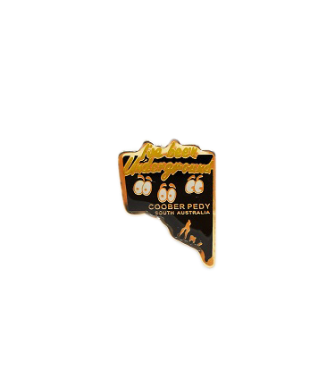 Coober Pedy Underground Hat Badge - Wilmot Harvey Gifts & Souvenirs