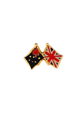 Australia/UK Hat Badge - Wilmot Harvey Gifts & Souvenirs