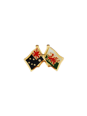 Australia/Wales Hat Badge - Wilmot Harvey Gifts & Souvenirs