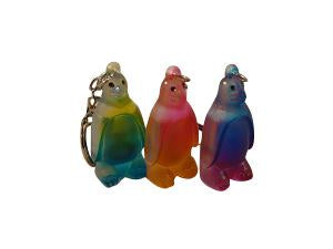 Rainbow Penguin Light Up Keyring - Wilmot Harvey Gifts & Souvenirs