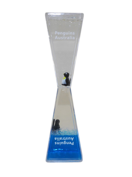Penguin Blue Liquid Timer - Wilmot Harvey Gifts & Souvenirs