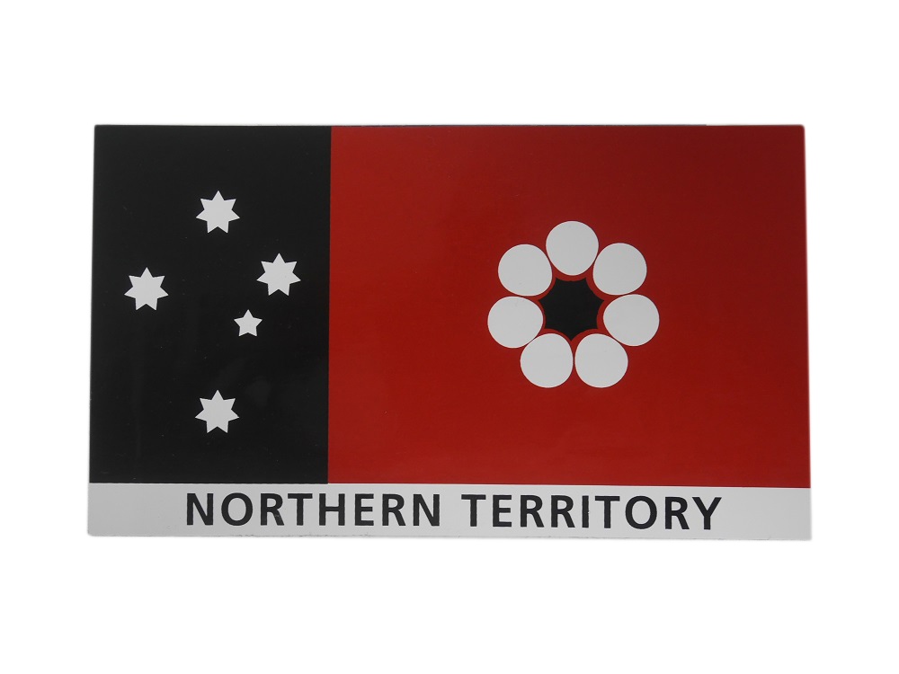 NT Flag Rectangle Sticker - Wilmot Harvey Gifts & Souvenirs