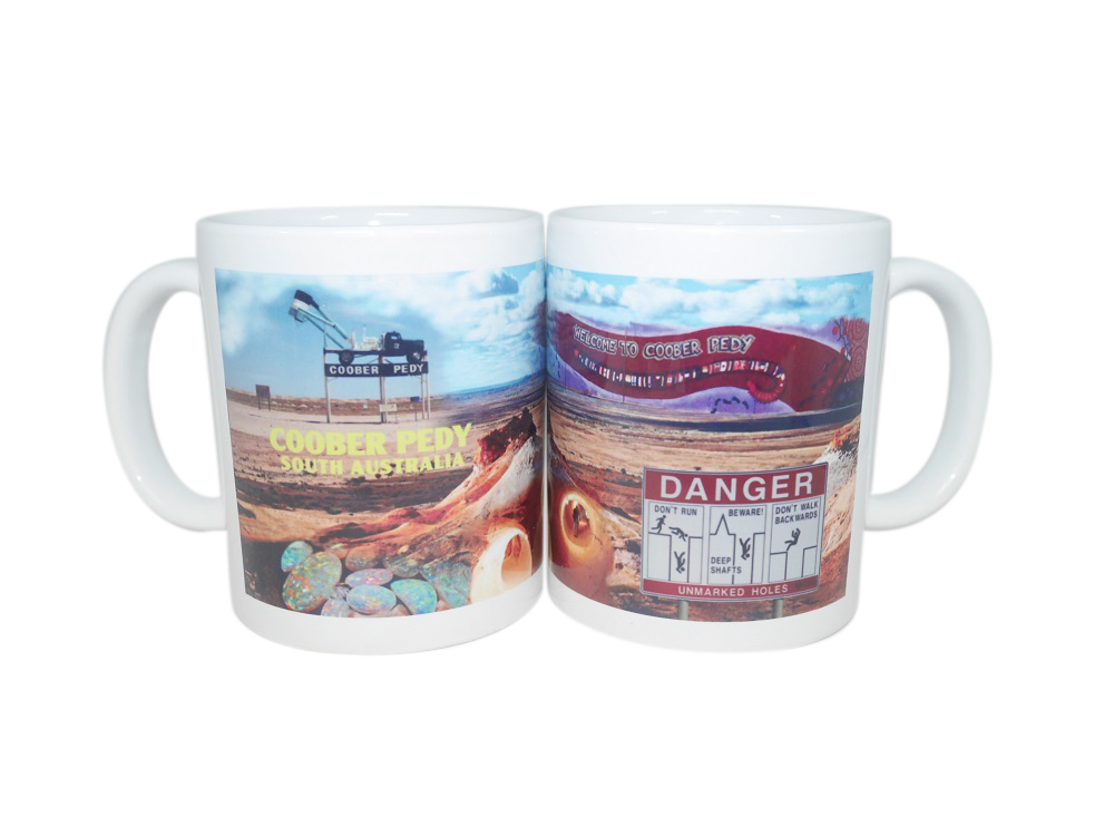 Coober Pedy Montage Ceramic Coffee Mug - Wilmot Harvey Gifts & Souvenirs