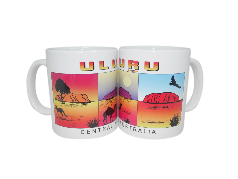 Uluru 3 Scene Ceramic Coffee Mug - Wilmot Harvey Gifts & Souvenirs