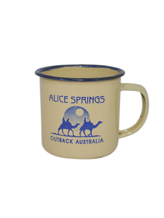 Alice Springs 6cm Enamel Mugs (3 colours) - Wilmot Harvey Gifts & Souvenirs