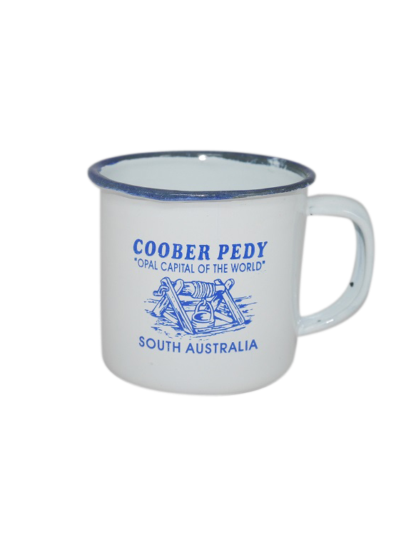 Coober Pedy 6cm Enamel Mugs (3 colours) - Wilmot Harvey Gifts & Souvenirs