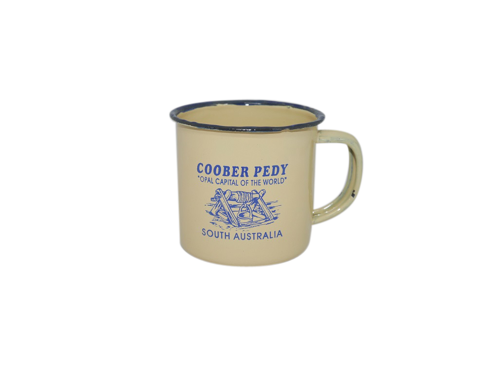 Coober Pedy 6cm Enamel Mugs (3 colours) - Wilmot Harvey Gifts & Souvenirs