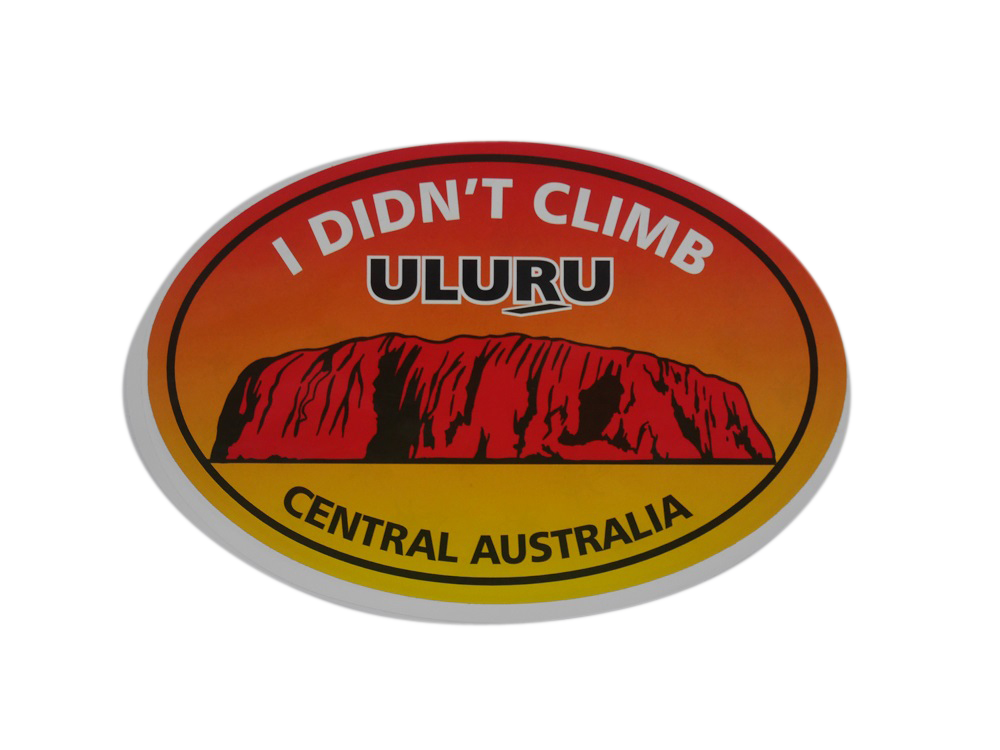 Sticker - I Didn't Climbed Ayers Rock Oval