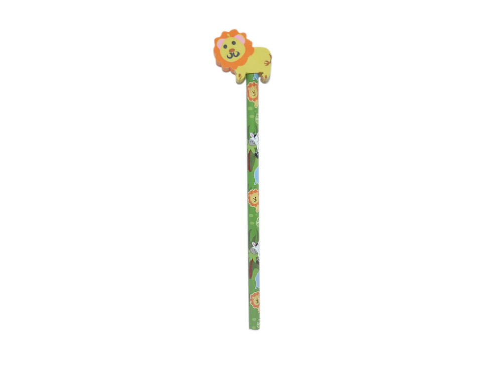 Jungle Animals Pencil & Eraser - Wilmot Harvey Gifts & Souvenirs