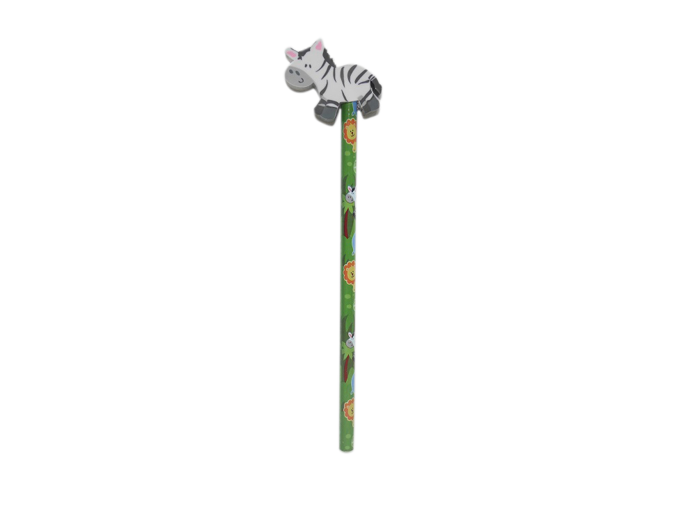 Jungle Animals Pencil & Eraser - Wilmot Harvey Gifts & Souvenirs