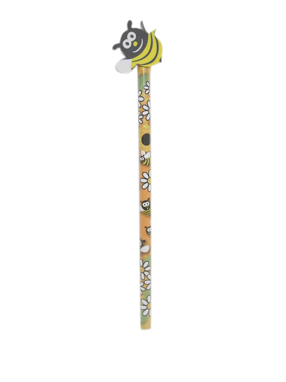 Bee Pencil & Eraser - Wilmot Harvey Gifts & Souvenirs
