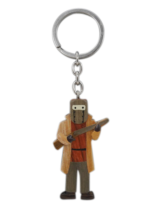 Timber Keyring - Ned Kelly - Wilmot Harvey Gifts & Souvenirs