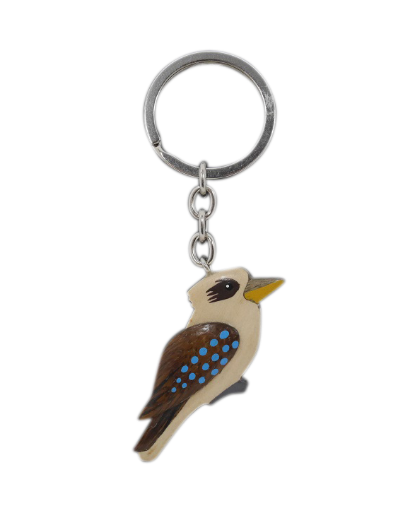Timber Keyring - Kookaburra - Wilmot Harvey Gifts & Souvenirs