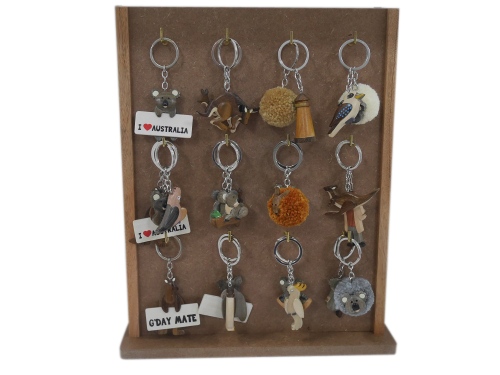 Timber Keyring - Koala Squatting - Wilmot Harvey Gifts & Souvenirs