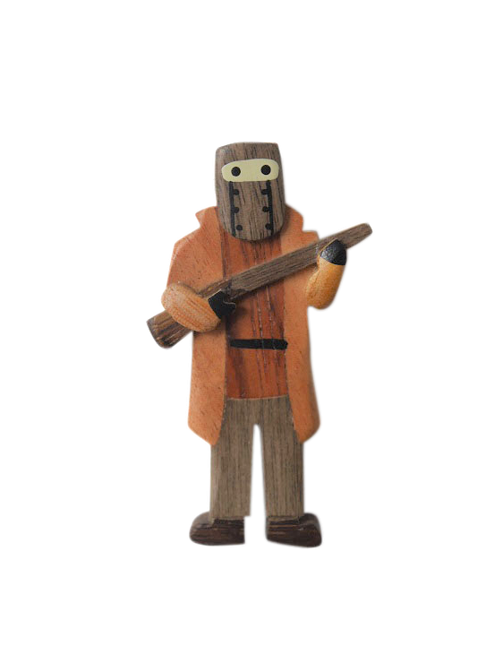 Timber Magnet - Ned Kelly - Wilmot Harvey Gifts & Souvenirs