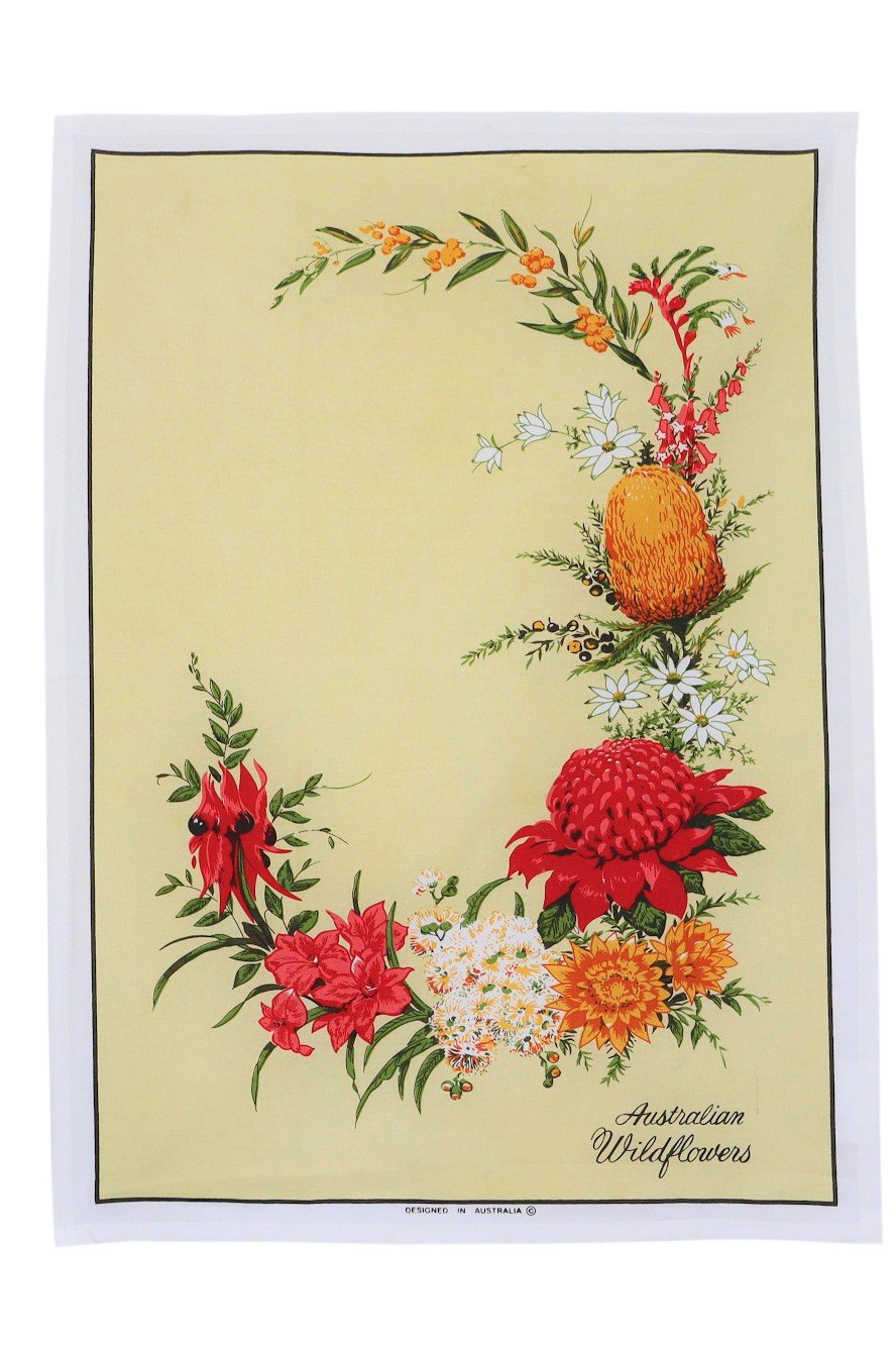 Wild Flowers Tea Towel - Wilmot Harvey Gifts & Souvenirs
