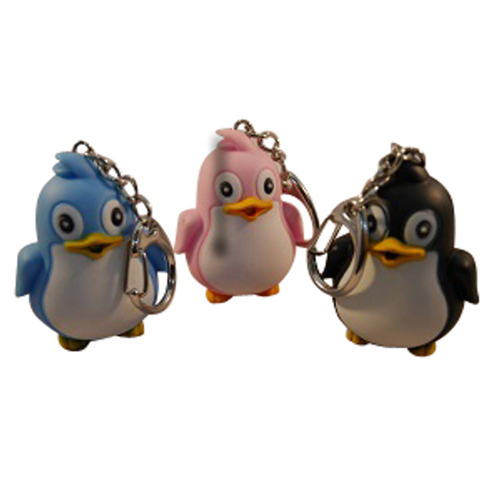 Penguin LED Light Keyring - Wilmot Harvey Gifts & Souvenirs